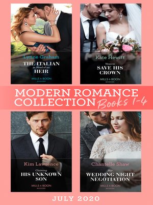 cover image of Modern Romance July 2020 Books 1-4